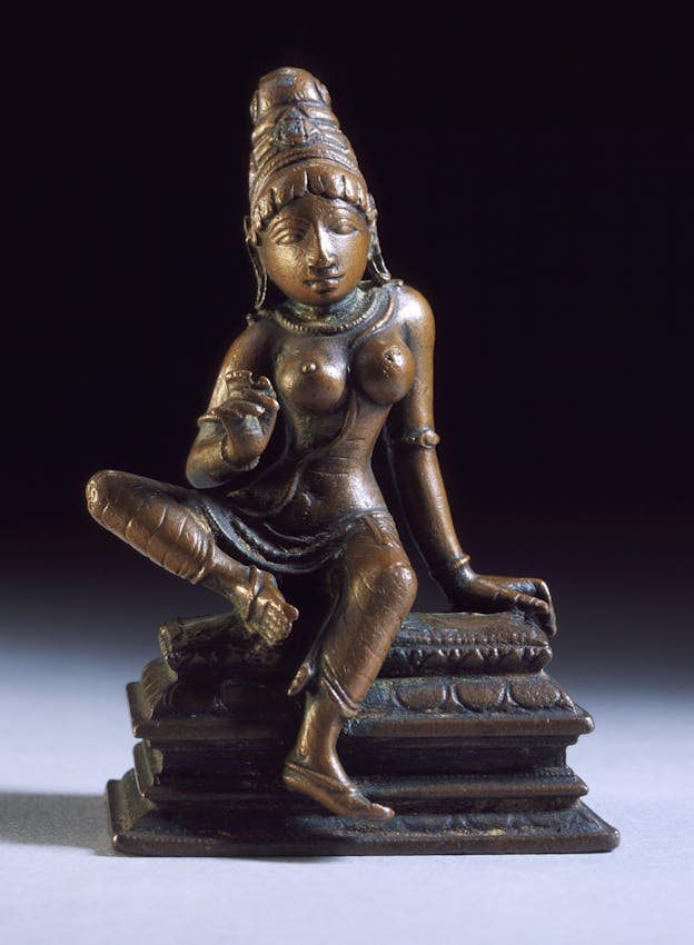Copper Statue of the Hindu Goddess Parvati, 11th Century